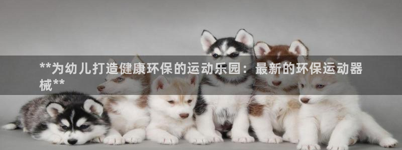 凯时ag旗舰厅：**为幼儿打造健康环保的运动乐园：最