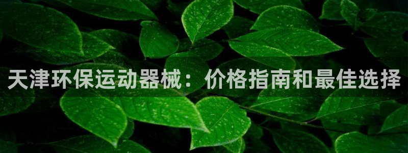 尊龙凯时合法吗?：天津环保运动器械：价格指南和最佳选
