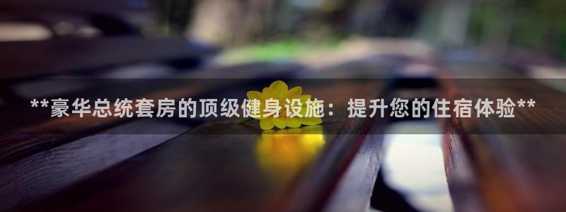 凯时国际娱乐官方网址：**豪华总统套房的顶级健身设施