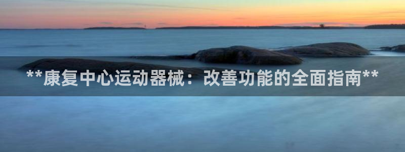 尊龙网站手机下载：**康复中心运动器械：改善功能的全