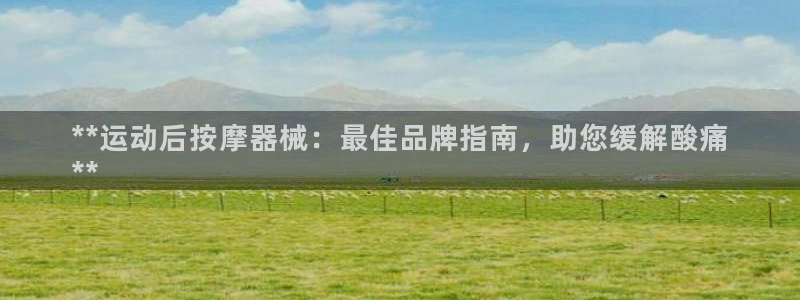 尊龙凯时登陆入口：**运动后按摩器械：最佳品牌指南，