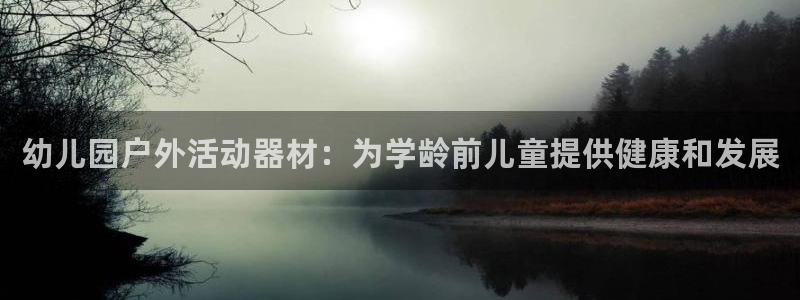 尊龙人生就是博旧：幼儿园户外活动器材：为学龄前儿童提