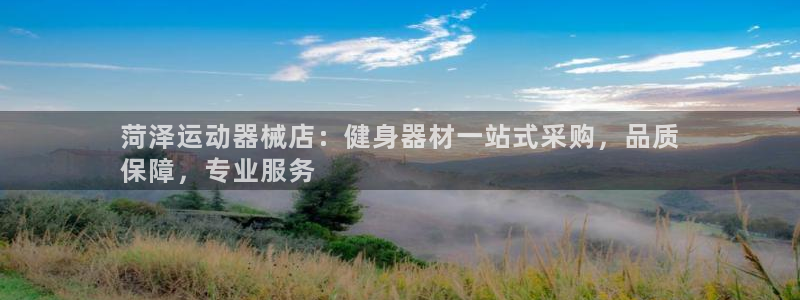 尊龙饰演过的经典角色：菏泽运动器械店：健身器材一站式
