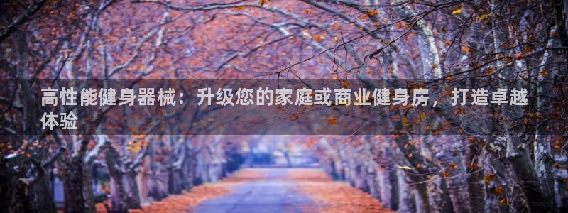 尊龙d88皆选ag发财网：高性能健身器械：升级您的家庭或商业