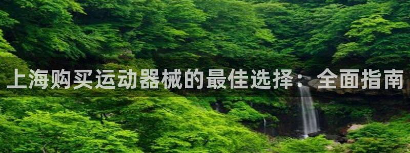 尊龙凯时官方网页：上海购买运动器械的最佳选择：全面指